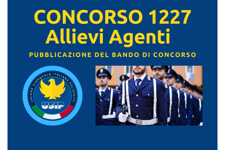 Concorso 1227 Allievi Agenti della Polizia di Stato