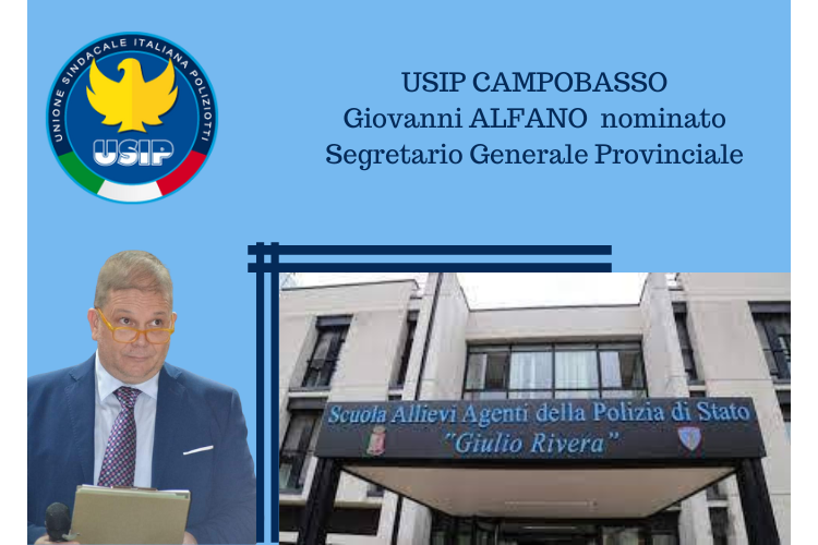 USIP CAMPOBASSO| Giovanni ALFANO Segretario Generale Provinciale