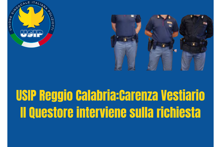 USIP Reggio Calabria| Carenza Vestiario